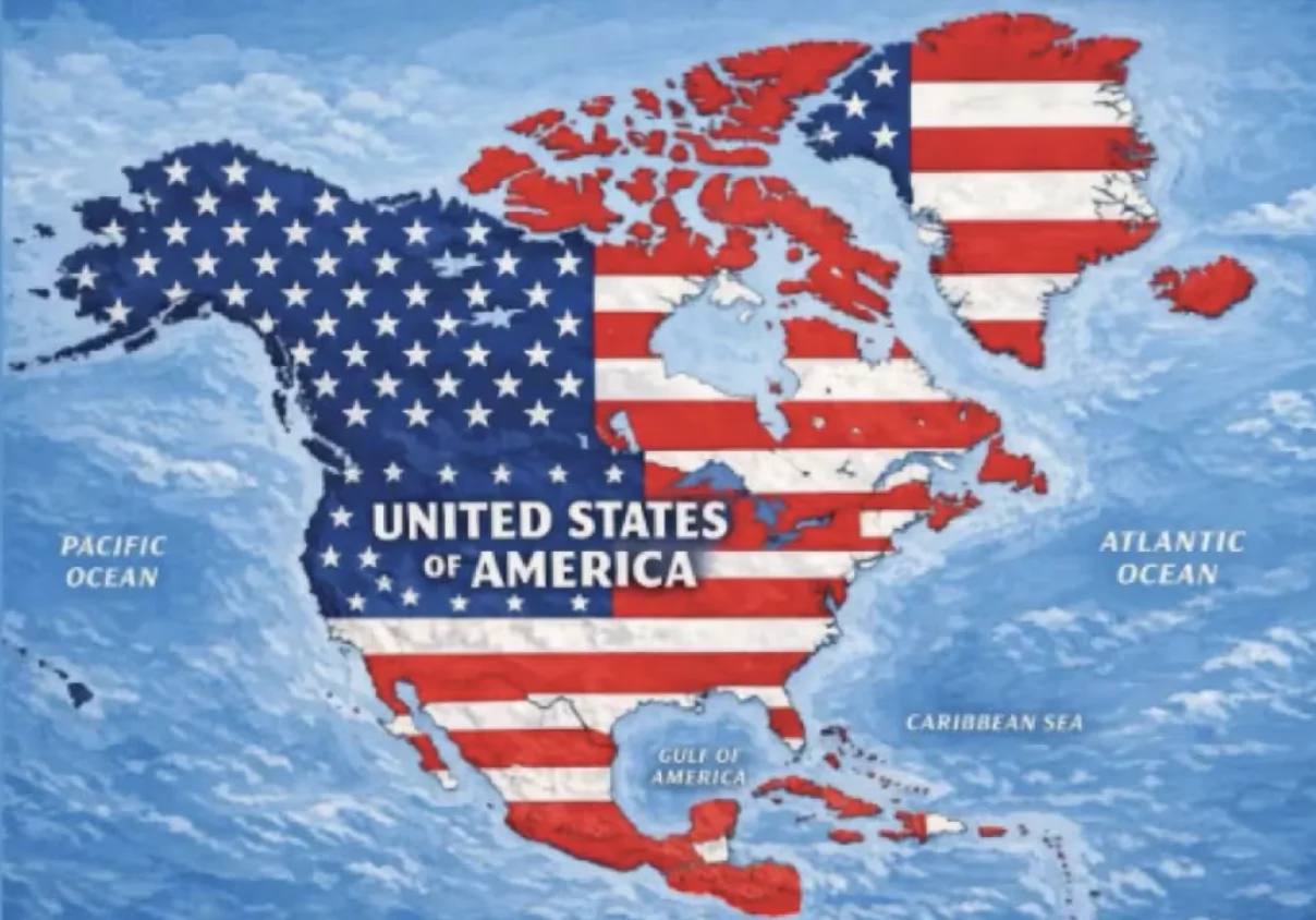 La imagen de Estados Unidos que compartió Donald Trump