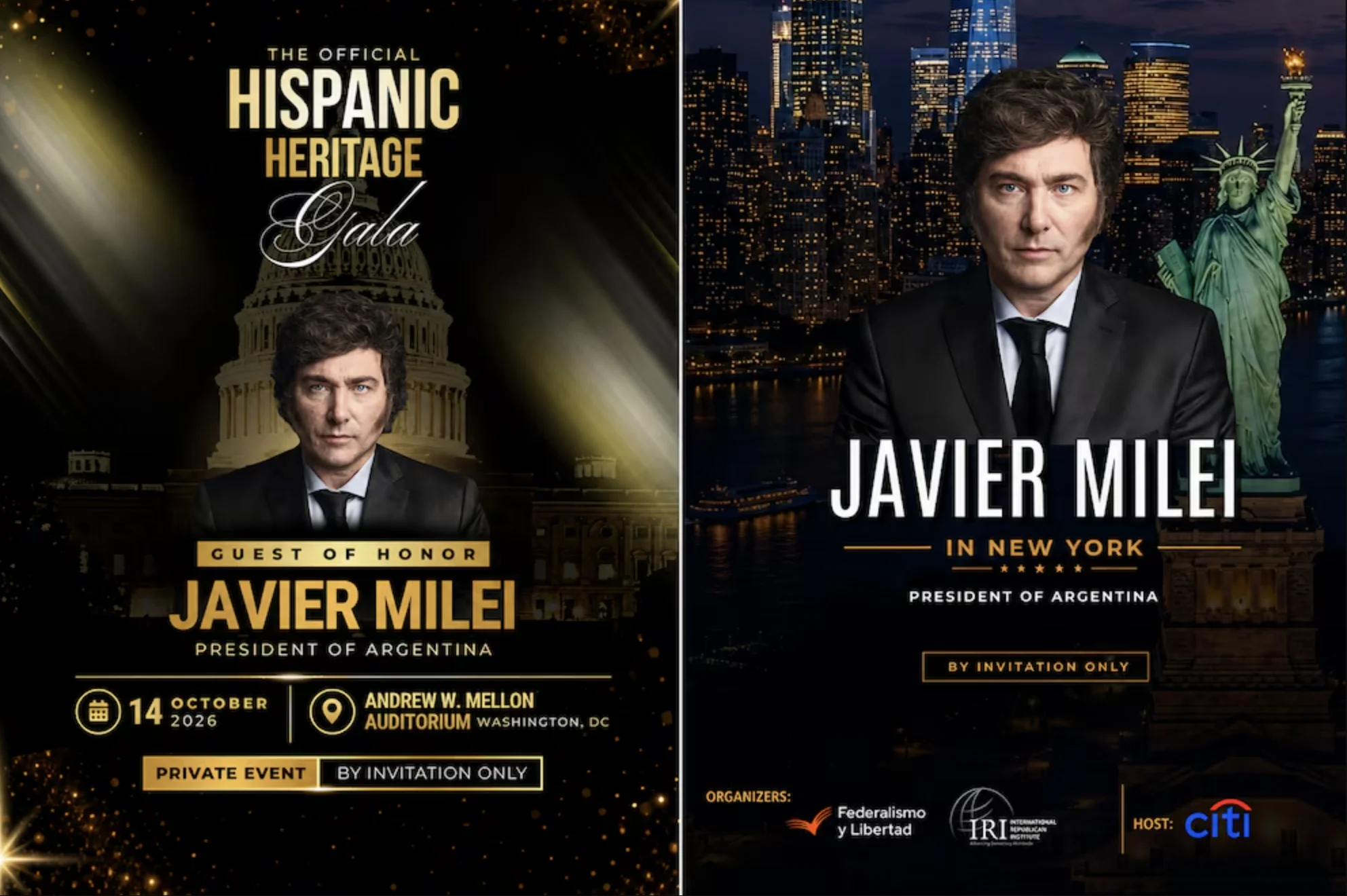 Milei en Estados Unidos